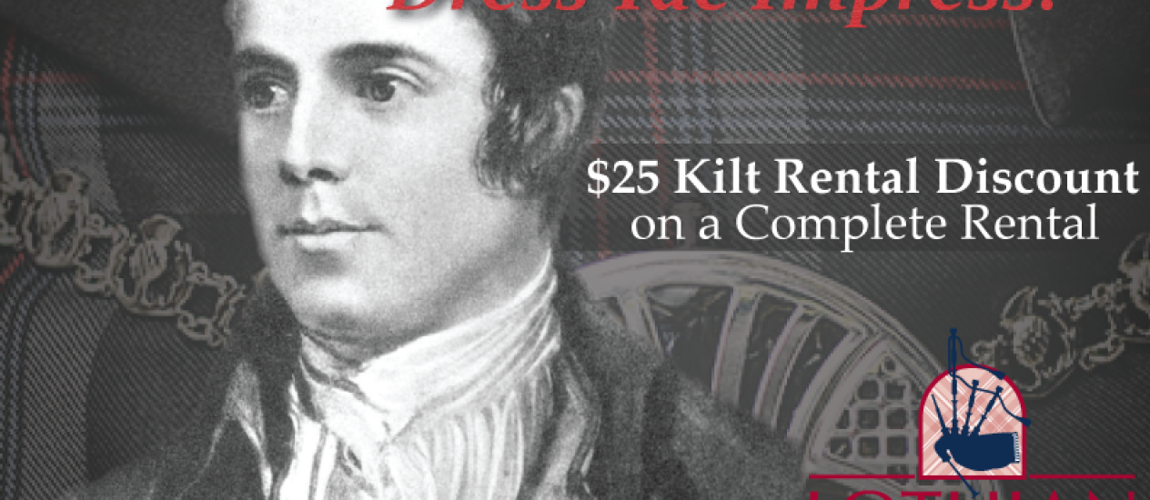 2014 Burns Supper Kilt Rental Special